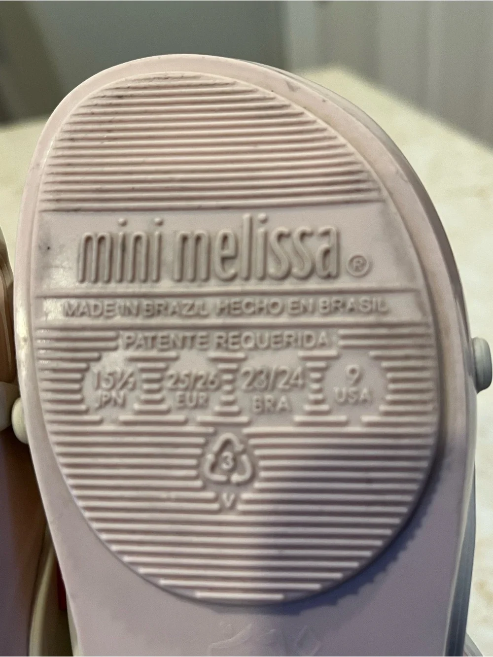 Mini Melissa Pink Donut Sandals with Multicolor Sprinkle Accents